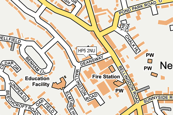 HP5 2NU map - OS OpenMap – Local (Ordnance Survey) HP5 2NU map - OS OpenMap – Local (Ordnance Survey)