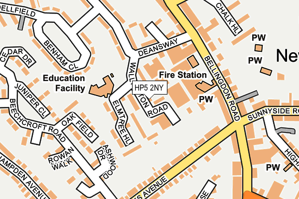 HP5 2NY map - OS OpenMap – Local (Ordnance Survey) HP5 2NY map - OS OpenMap – Local (Ordnance Survey)
