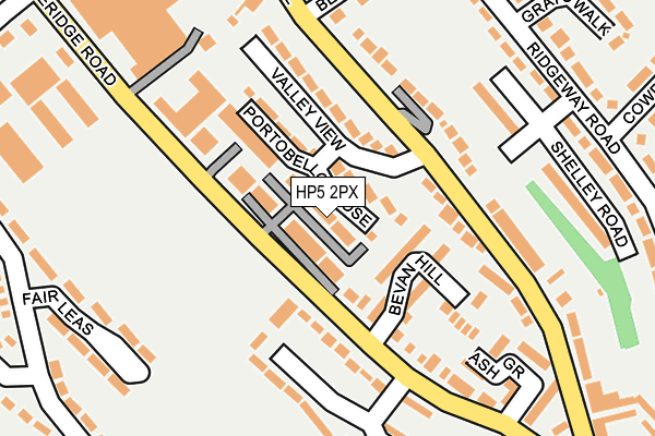HP5 2PX map - OS OpenMap – Local (Ordnance Survey) HP5 2PX map - OS OpenMap – Local (Ordnance Survey)