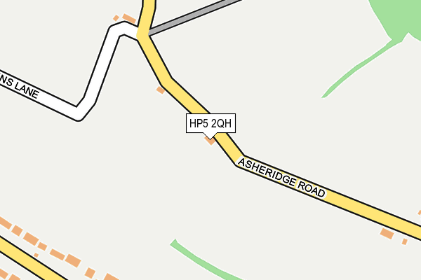 HP5 2QH map - OS OpenMap – Local (Ordnance Survey) HP5 2QH map - OS OpenMap – Local (Ordnance Survey)