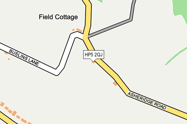 HP5 2QJ map - OS OpenMap – Local (Ordnance Survey) HP5 2QJ map - OS OpenMap – Local (Ordnance Survey)