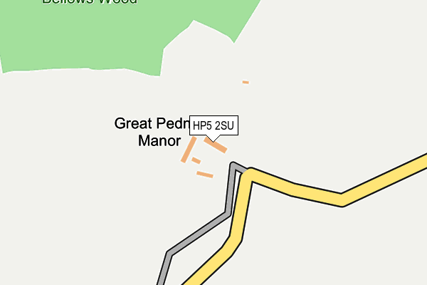 HP5 2SU map - OS OpenMap – Local (Ordnance Survey) HP5 2SU map - OS OpenMap – Local (Ordnance Survey)
