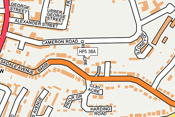 HP5 3BA map - OS OpenMap – Local (Ordnance Survey) HP5 3BA map - OS OpenMap – Local (Ordnance Survey)