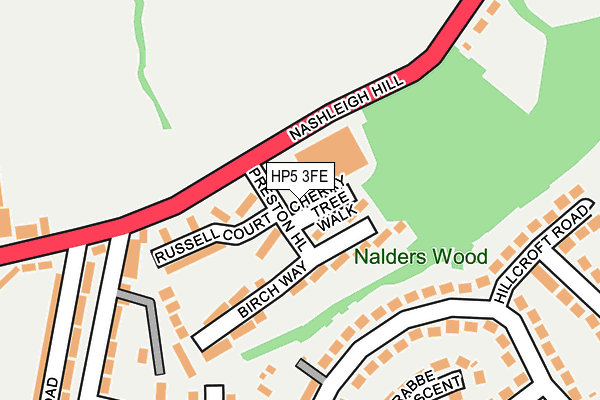 HP5 3FE map - OS OpenMap – Local (Ordnance Survey) HP5 3FE map - OS OpenMap – Local (Ordnance Survey)
