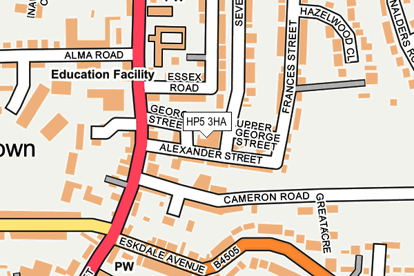 HP5 3HA map - OS OpenMap – Local (Ordnance Survey) HP5 3HA map - OS OpenMap – Local (Ordnance Survey)