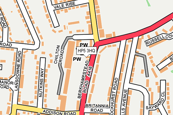 HP5 3HQ map - OS OpenMap – Local (Ordnance Survey) HP5 3HQ map - OS OpenMap – Local (Ordnance Survey)
