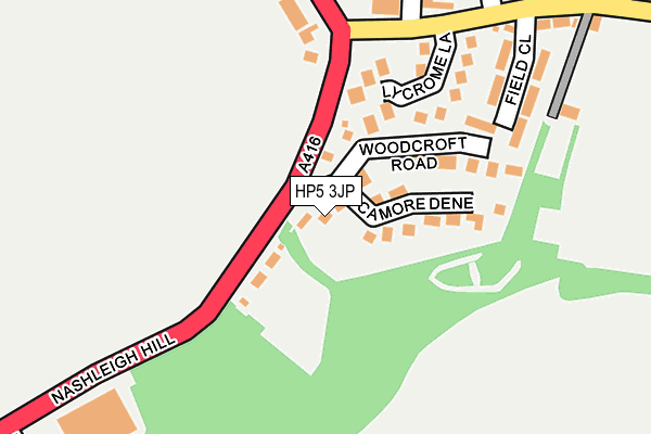 HP5 3JP map - OS OpenMap – Local (Ordnance Survey) HP5 3JP map - OS OpenMap – Local (Ordnance Survey)