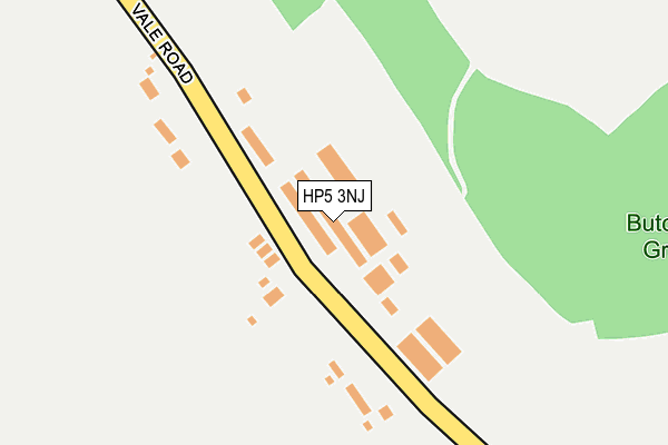 HP5 3NJ map - OS OpenMap – Local (Ordnance Survey) HP5 3NJ map - OS OpenMap – Local (Ordnance Survey)