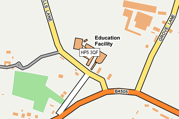 HP5 3QF map - OS OpenMap – Local (Ordnance Survey) HP5 3QF map - OS OpenMap – Local (Ordnance Survey)