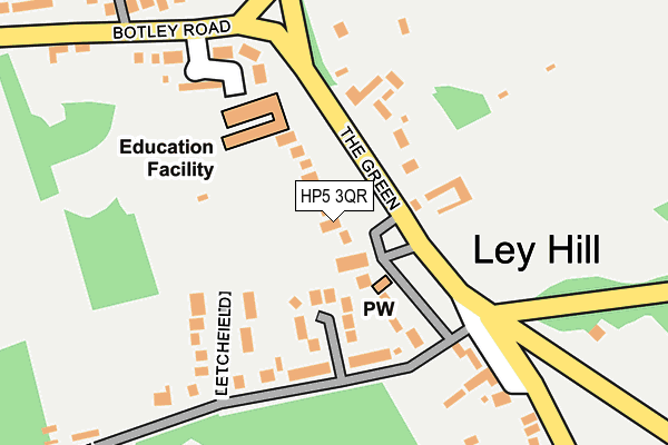 HP5 3QR map - OS OpenMap – Local (Ordnance Survey)