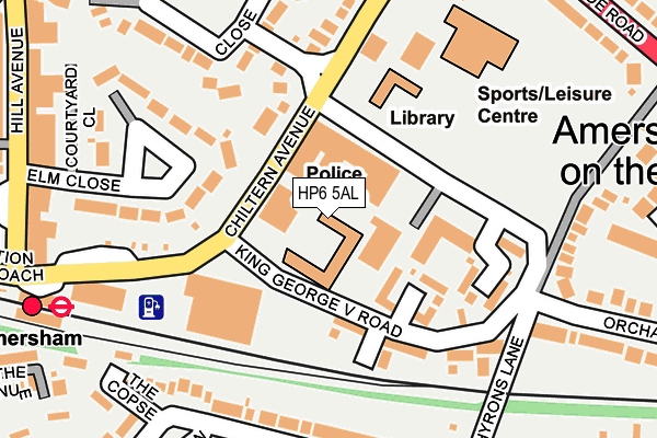 HP6 5AL map - OS OpenMap – Local (Ordnance Survey) HP6 5AL map - OS OpenMap – Local (Ordnance Survey)