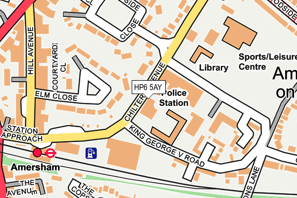 HP6 5AY map - OS OpenMap – Local (Ordnance Survey) HP6 5AY map - OS OpenMap – Local (Ordnance Survey)