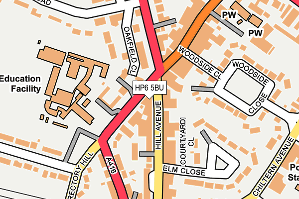 HP6 5BU map - OS OpenMap – Local (Ordnance Survey) HP6 5BU map - OS OpenMap – Local (Ordnance Survey)