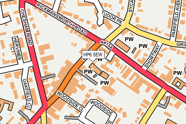 HP6 5EW map - OS OpenMap – Local (Ordnance Survey) HP6 5EW map - OS OpenMap – Local (Ordnance Survey)