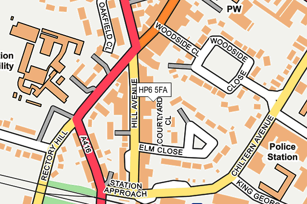 HP6 5FA map - OS OpenMap – Local (Ordnance Survey) HP6 5FA map - OS OpenMap – Local (Ordnance Survey)