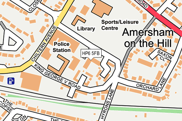 HP6 5FB map - OS OpenMap – Local (Ordnance Survey) HP6 5FB map - OS OpenMap – Local (Ordnance Survey)
