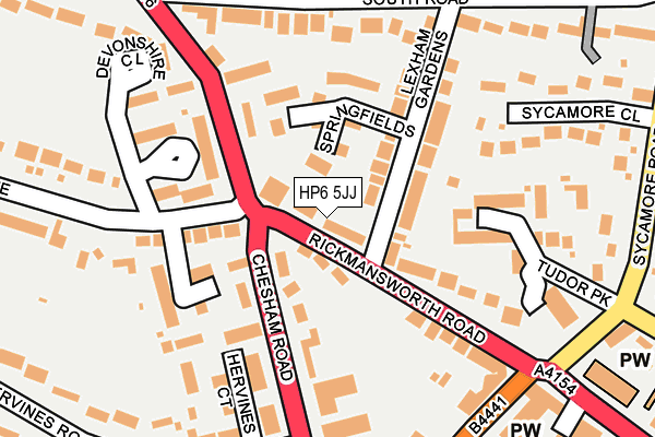 HP6 5JJ map - OS OpenMap – Local (Ordnance Survey) HP6 5JJ map - OS OpenMap – Local (Ordnance Survey)