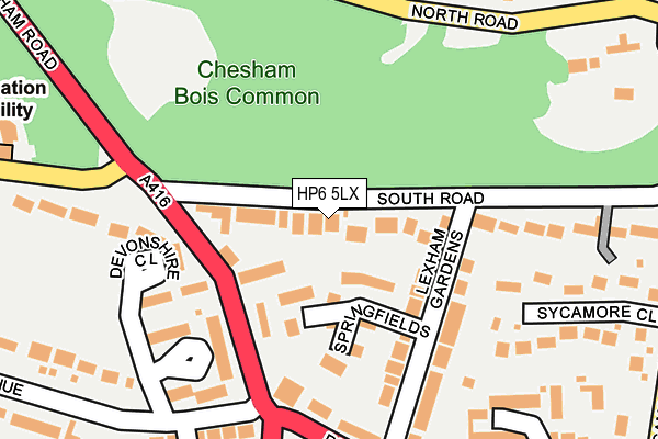 HP6 5LX map - OS OpenMap – Local (Ordnance Survey) HP6 5LX map - OS OpenMap – Local (Ordnance Survey)