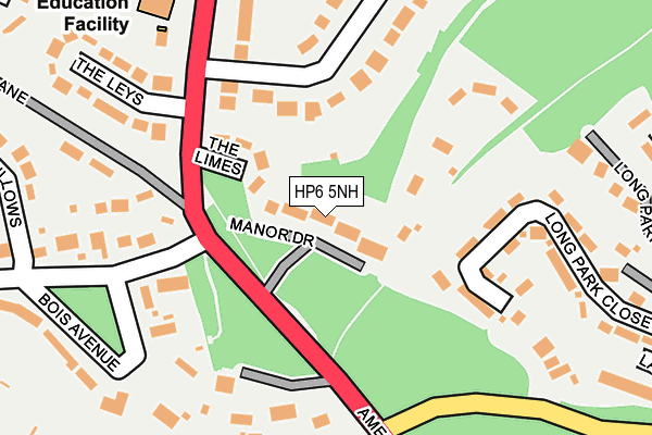 HP6 5NH map - OS OpenMap – Local (Ordnance Survey)
