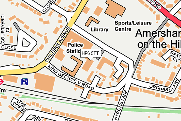 HP6 5TT map - OS OpenMap – Local (Ordnance Survey) HP6 5TT map - OS OpenMap – Local (Ordnance Survey)