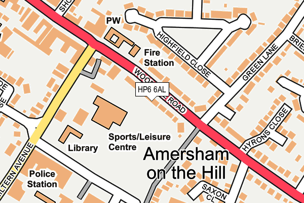 HP6 6AL map - OS OpenMap – Local (Ordnance Survey)