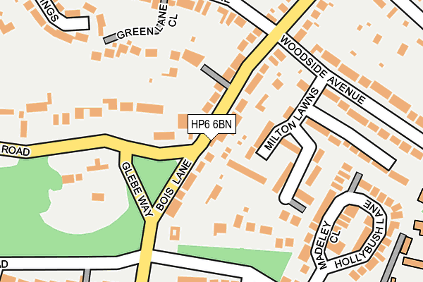 HP6 6BN map - OS OpenMap – Local (Ordnance Survey)
