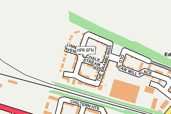 HP6 6FN map - OS OpenMap – Local (Ordnance Survey)