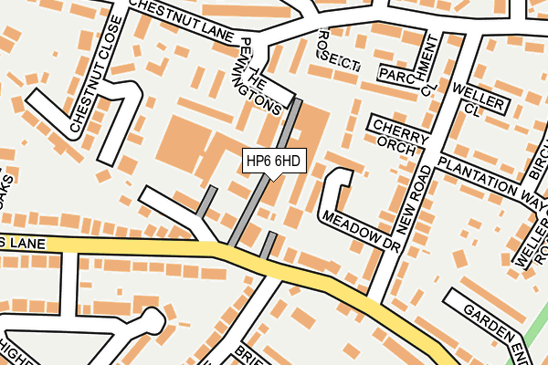 HP6 6HD map - OS OpenMap – Local (Ordnance Survey) HP6 6HD map - OS OpenMap – Local (Ordnance Survey)