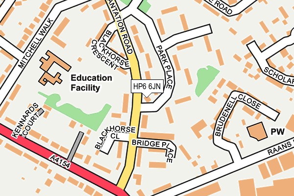 HP6 6JN map - OS OpenMap – Local (Ordnance Survey) HP6 6JN map - OS OpenMap – Local (Ordnance Survey)