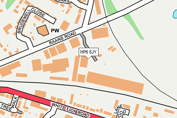 HP6 6JY map - OS OpenMap – Local (Ordnance Survey) HP6 6JY map - OS OpenMap – Local (Ordnance Survey)