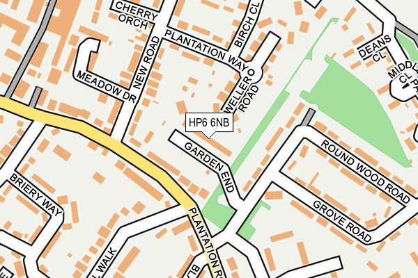 HP6 6NB map - OS OpenMap – Local (Ordnance Survey) HP6 6NB map - OS OpenMap – Local (Ordnance Survey)