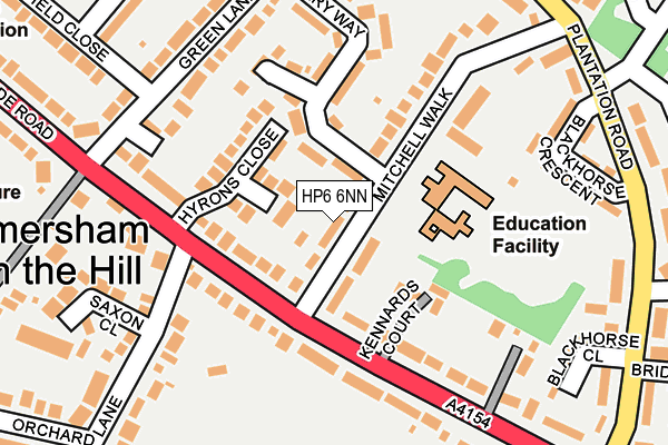 HP6 6NN map - OS OpenMap – Local (Ordnance Survey) HP6 6NN map - OS OpenMap – Local (Ordnance Survey)