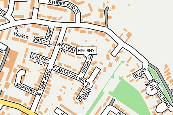 HP6 6NY map - OS OpenMap – Local (Ordnance Survey) HP6 6NY map - OS OpenMap – Local (Ordnance Survey)