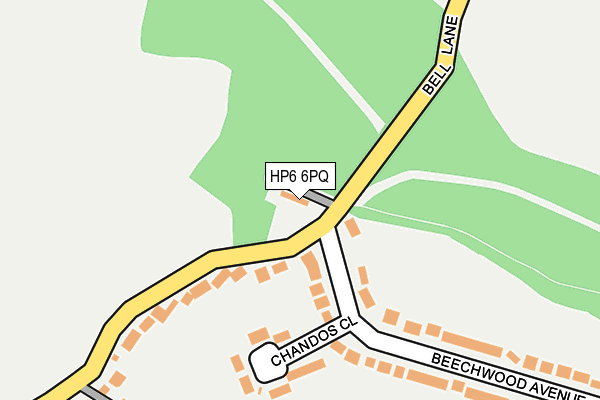 HP6 6PQ map - OS OpenMap – Local (Ordnance Survey) HP6 6PQ map - OS OpenMap – Local (Ordnance Survey)
