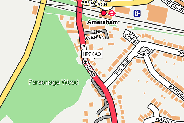HP7 0AQ map - OS OpenMap – Local (Ordnance Survey) HP7 0AQ map - OS OpenMap – Local (Ordnance Survey)