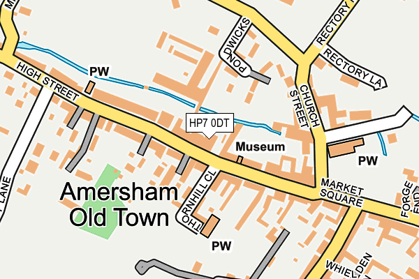 HP7 0DT map - OS OpenMap – Local (Ordnance Survey)