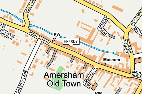 HP7 0DY map - OS OpenMap – Local (Ordnance Survey)