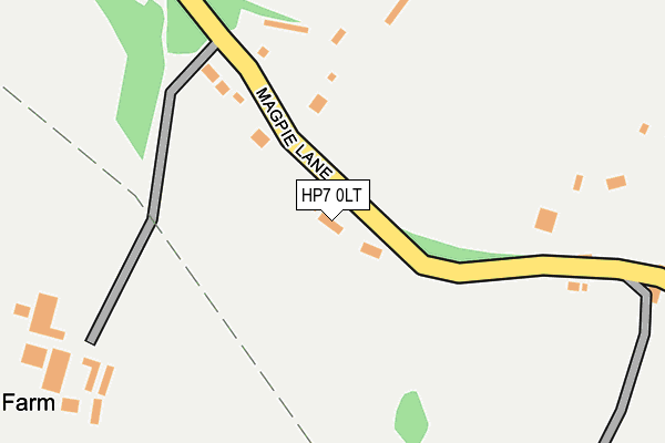 HP7 0LT map - OS OpenMap – Local (Ordnance Survey) HP7 0LT map - OS OpenMap – Local (Ordnance Survey)