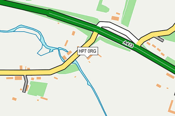 HP7 0RG map - OS OpenMap – Local (Ordnance Survey)