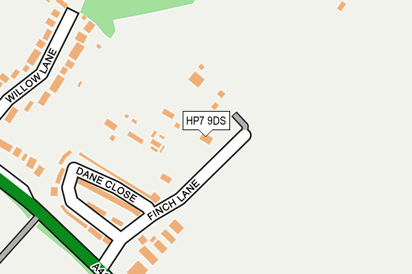 HP7 9DS map - OS OpenMap – Local (Ordnance Survey) HP7 9DS map - OS OpenMap – Local (Ordnance Survey)