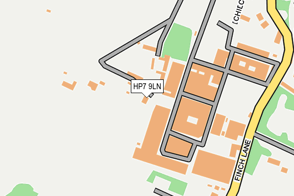 HP7 9LN map - OS OpenMap – Local (Ordnance Survey) HP7 9LN map - OS OpenMap – Local (Ordnance Survey)