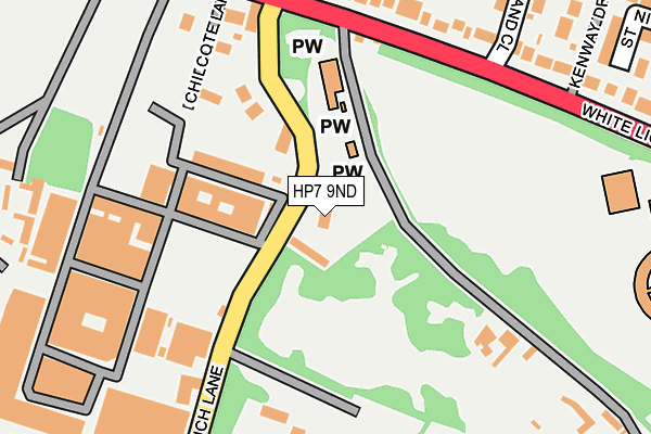 HP7 9ND map - OS OpenMap – Local (Ordnance Survey) HP7 9ND map - OS OpenMap – Local (Ordnance Survey)