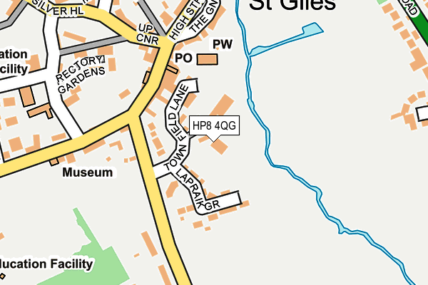 HP8 4QG map - OS OpenMap – Local (Ordnance Survey) HP8 4QG map - OS OpenMap – Local (Ordnance Survey)