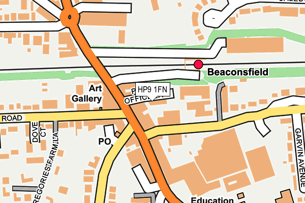 HP9 1FN map - OS OpenMap – Local (Ordnance Survey) HP9 1FN map - OS OpenMap – Local (Ordnance Survey)