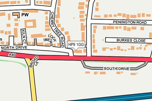 HP9 1GG map - OS OpenMap – Local (Ordnance Survey)