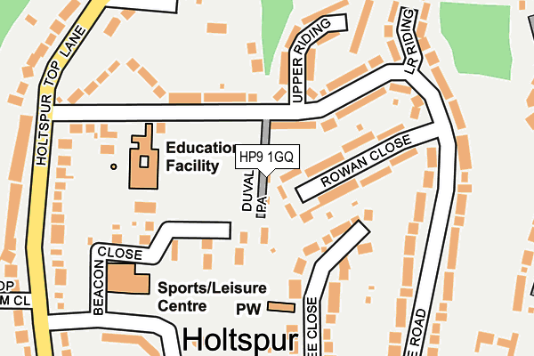 HP9 1GQ map - OS OpenMap – Local (Ordnance Survey) HP9 1GQ map - OS OpenMap – Local (Ordnance Survey)