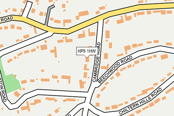 HP9 1HW map - OS OpenMap – Local (Ordnance Survey) HP9 1HW map - OS OpenMap – Local (Ordnance Survey)