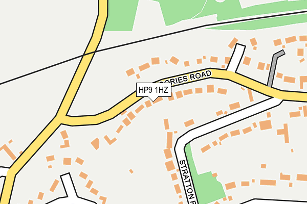 HP9 1HZ map - OS OpenMap – Local (Ordnance Survey) HP9 1HZ map - OS OpenMap – Local (Ordnance Survey)