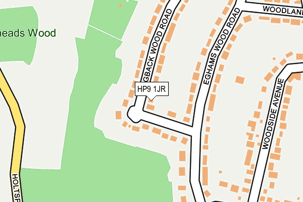 HP9 1JR map - OS OpenMap – Local (Ordnance Survey) HP9 1JR map - OS OpenMap – Local (Ordnance Survey)