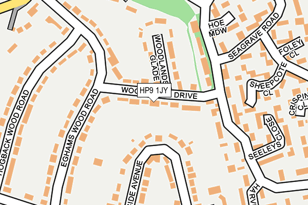 HP9 1JY map - OS OpenMap – Local (Ordnance Survey) HP9 1JY map - OS OpenMap – Local (Ordnance Survey)